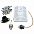 Set carburator pentru drujbă cu pompiță de amorsare, galerie admisie, filtru aer 11 × 8 cm și bujie