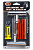 Kit reparații anvelope tubeless – set complet cu șnururi, adeziv și unelte metalice