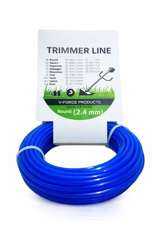 Fir trimmer motocoasă, rotund – Ø2.4 mm, 15 m