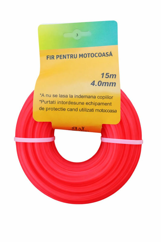 Fir motocoasă stea 4,0 mm x 15 m