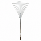 Greblă Frunze cu Evantai Reglabil – Oțel Galvanizat, Lungime 115-150 cm