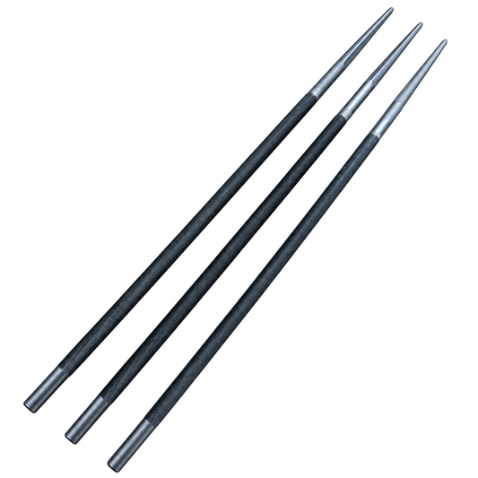 Set 3 Pile Rotunde pentru Lanț Drujbă – 3.5 mm × 200 mm