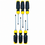 Set 6 Șurubelnițe Mecanice – 20 cm / 22,5 cm / 25 cm, Mâner Antiderapant, Cap Magnetic