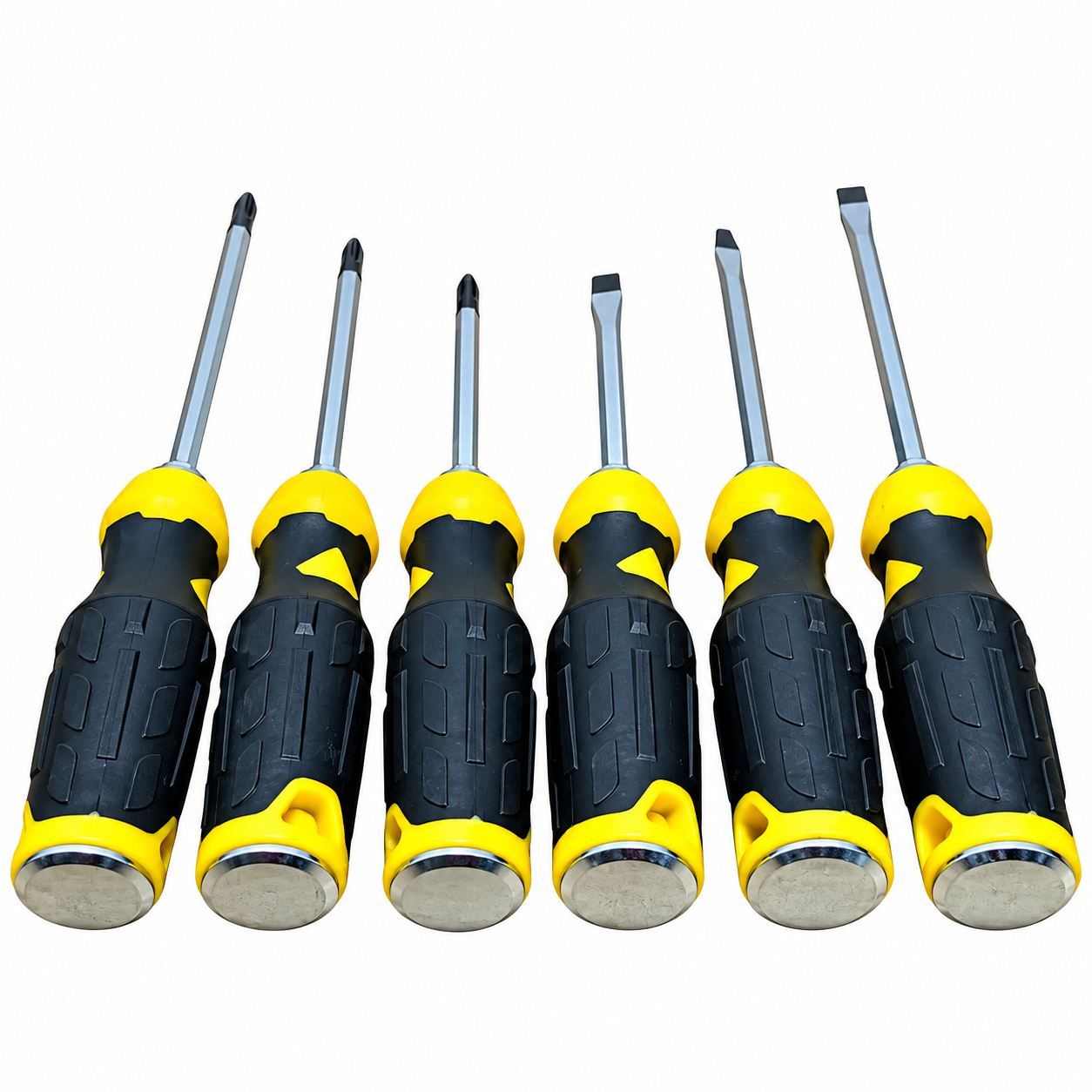 Set 6 Șurubelnițe Mecanice – 20 cm / 22,5 cm / 25 cm, Mâner Antiderapant, Cap Magnetic
