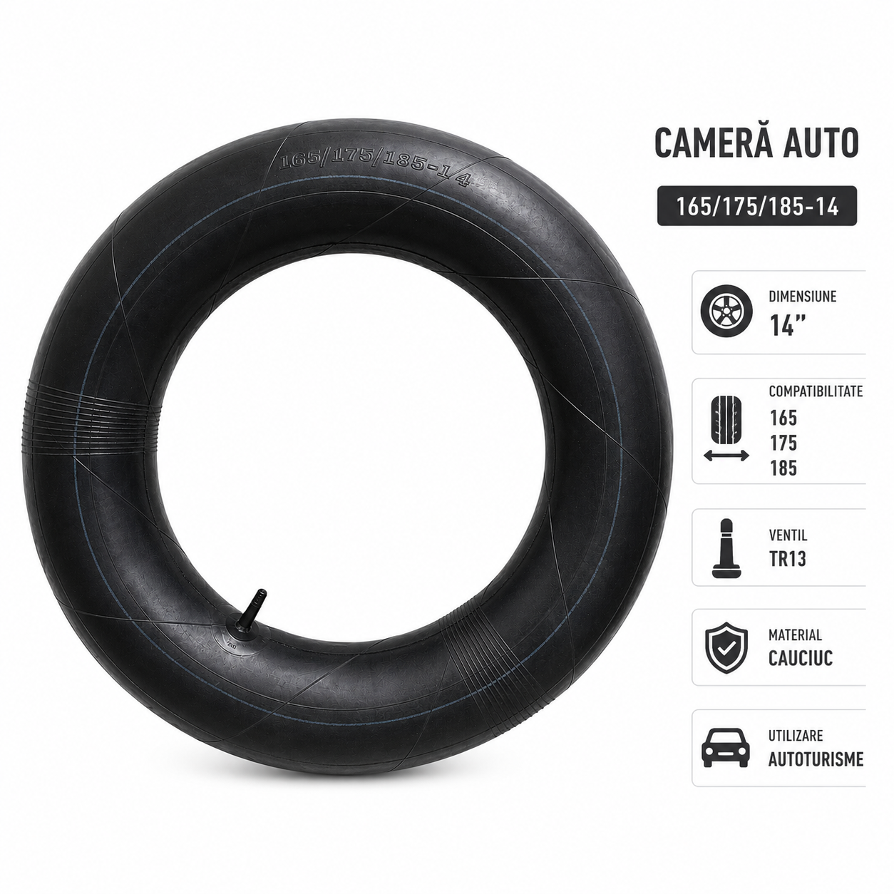 Cameră Auto 14" 165/175/185