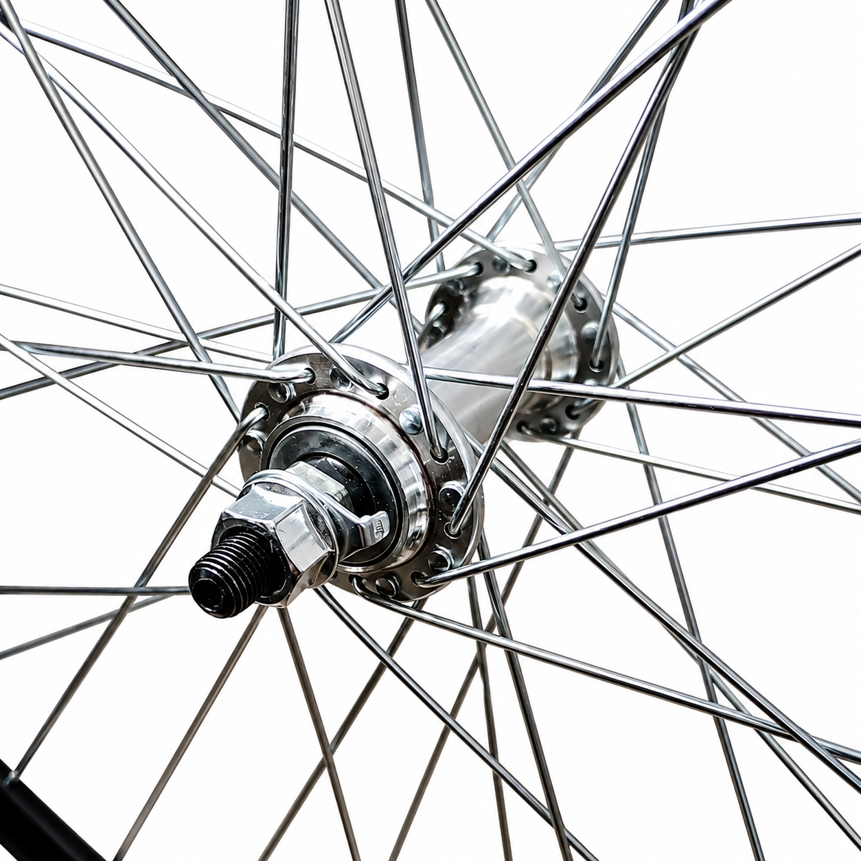 Roată Față Bicicletă 28/29 Inch (ETRTO 622) – Jantă Dublă Aluminiu, Butuc Aluminiu, 36 Spițe 14G