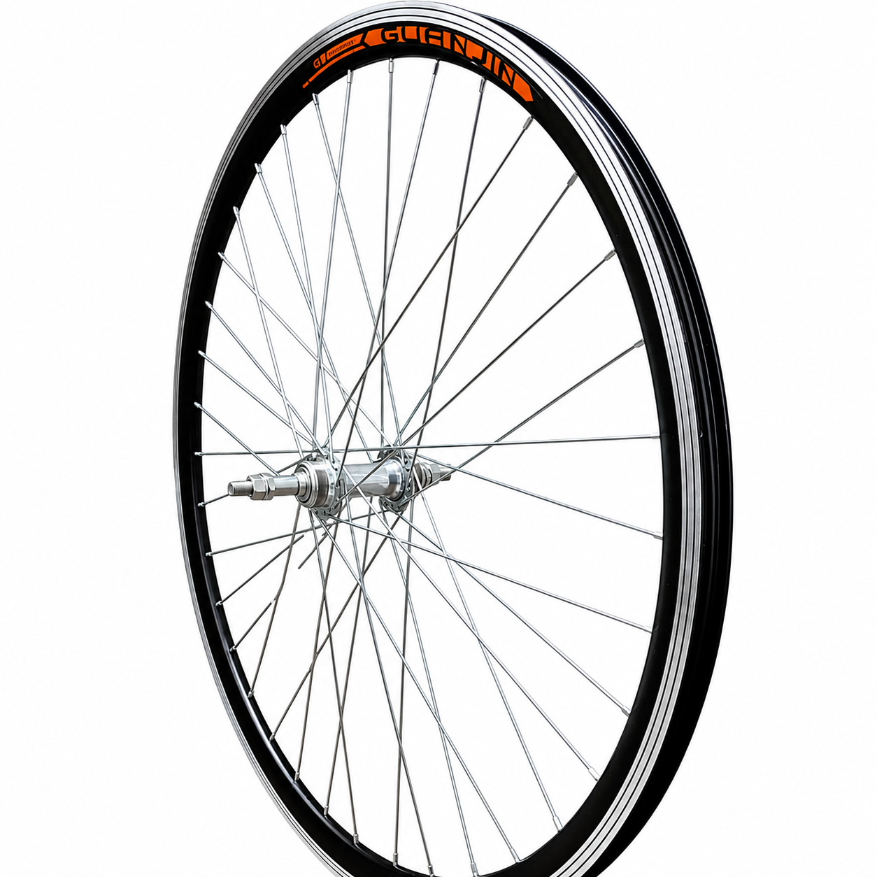 Roată Spate Bicicletă 28/29 Inch (ETRTO 622) – Jantă Dublă Aluminiu, Butuc pentru Pinioane cu Filet