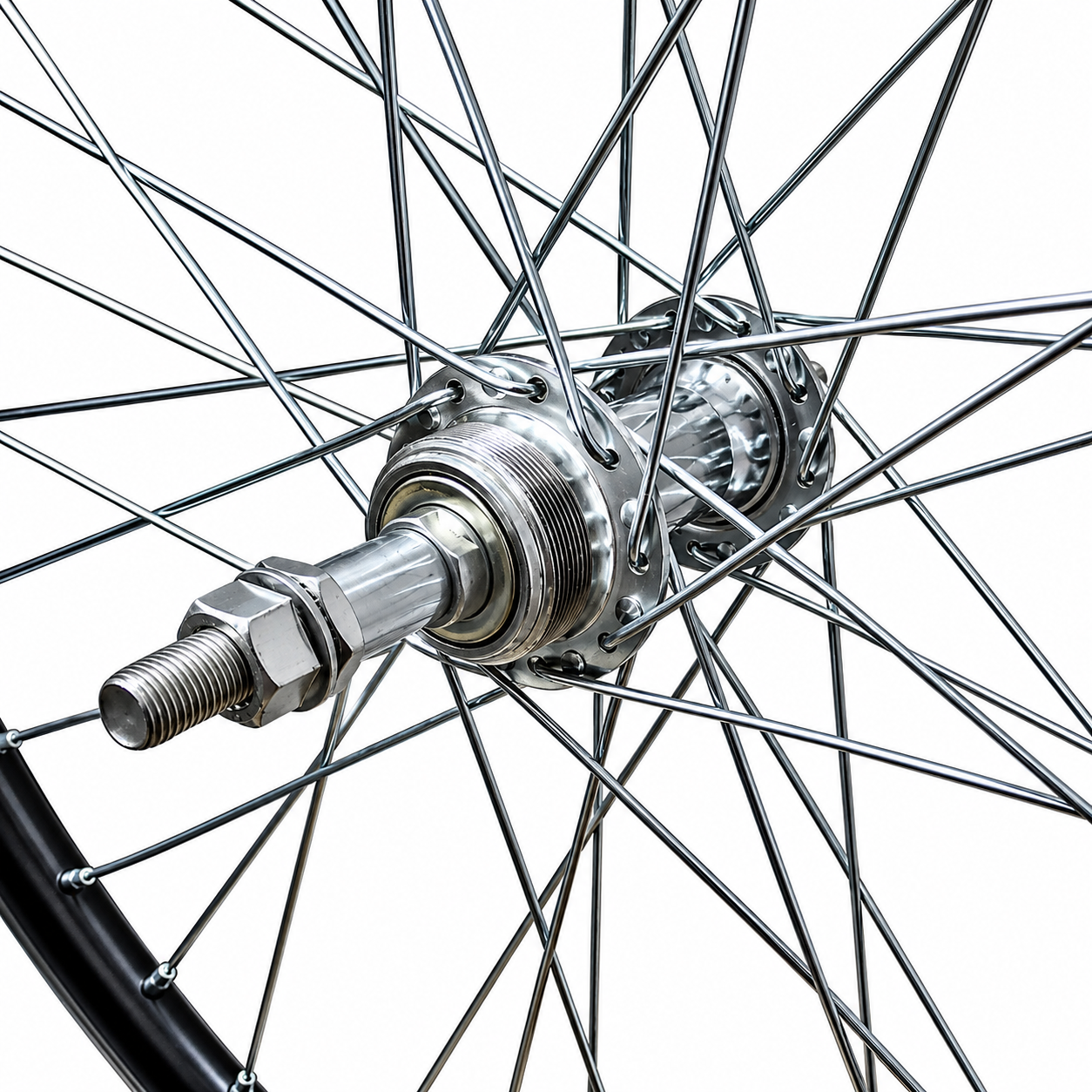 Roată Spate Bicicletă 28/29 Inch (ETRTO 622) – Jantă Dublă Aluminiu, Butuc pentru Pinioane cu Filet