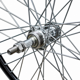 Roată Spate Bicicletă 28/29 Inch (ETRTO 622) – Jantă Dublă Aluminiu, Butuc pentru Pinioane cu Filet