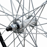 Roată Față Bicicletă 26 Inch – Jantă Dublă Aluminiu, Butuc Aluminiu, 36 Spițe 14G