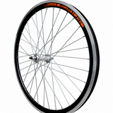 Roată Față Bicicletă 26 Inch – Jantă Dublă Aluminiu, Butuc Aluminiu, 36 Spițe 14G