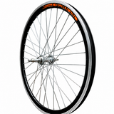 Roată Spate Bicicletă 26" cu Jantă Dublă Aluminiu, Butuc pentru Pinioane cu Filet
