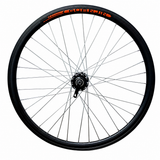 Roată Față 26" Frână pe Disc, Butuc Aluminiu cu Rulmenți, Jantă Dublă Aluminiu