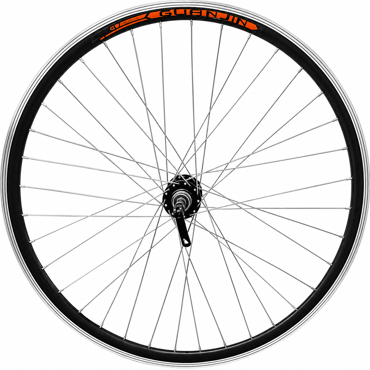 Roată spate bicicletă 28-29 inch (622), frână pe disc, butuc aluminiu cu rulmenți