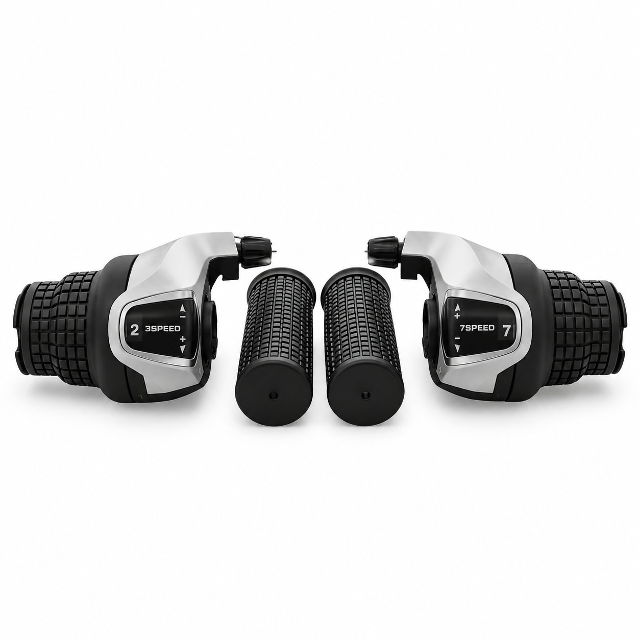 Set Manete Schimbător Secvențial (Grip Shift) 3x7 Viteze – Include Manșoane
