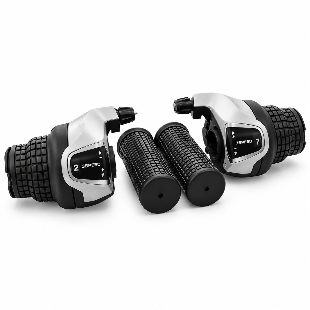 Set Manete Schimbător Secvențial (Grip Shift) 3x7 Viteze – Include Manșoane
