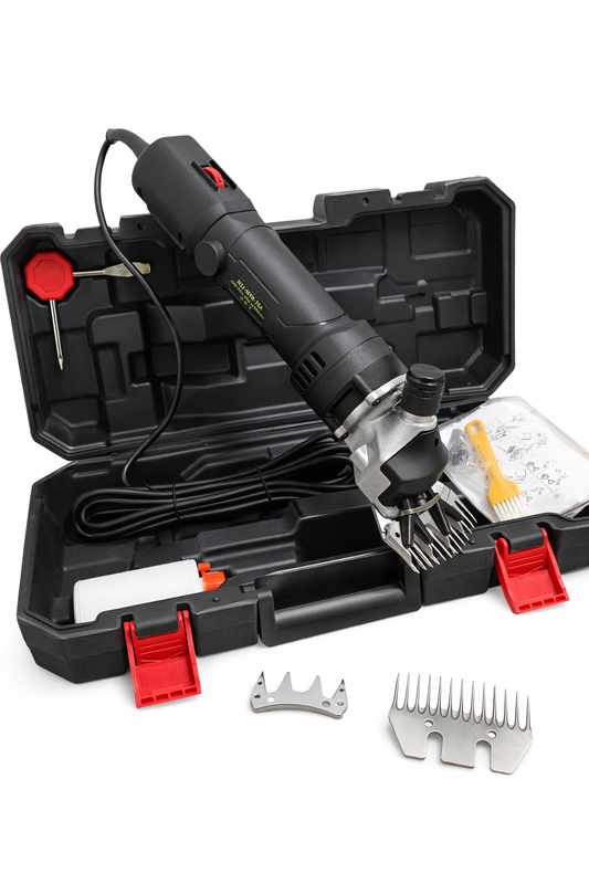 Mașină de tuns oi profesională 850W – Ideală pentru ferme | Cuțite rezervă + cablu 5 m