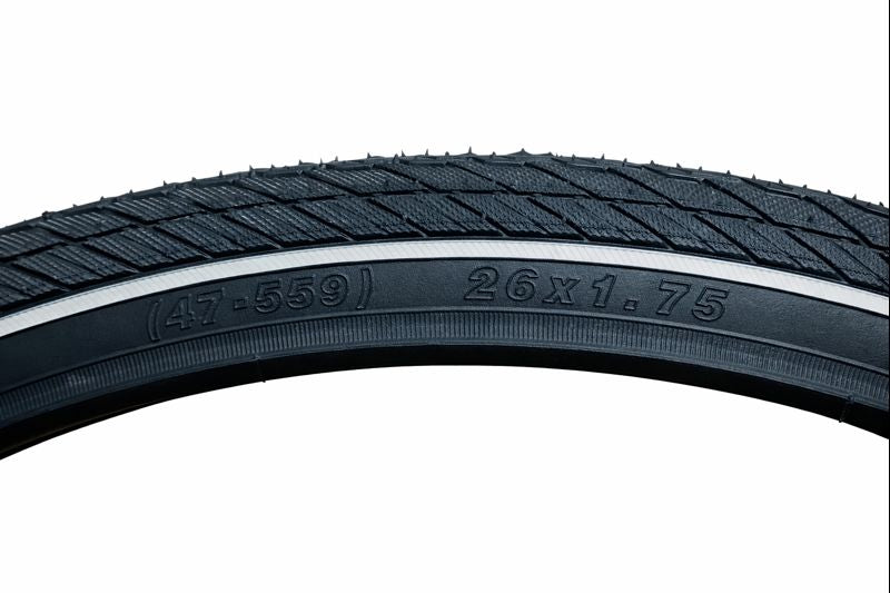 Anvelopă bicicletă 26 x 1.75 (47-559) cu dungă albă