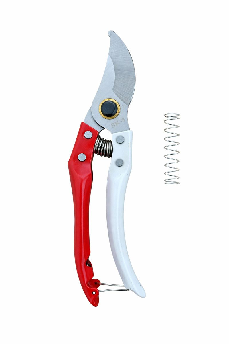 Foarfecă de Grădină și Vie, 200 mm, Lamă din Oțel + Arc de Schimb