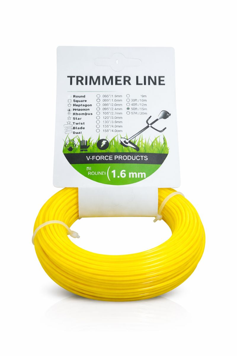 Fir trimmer motocoasă, rotund, Ø1.6 mm, 15 m
