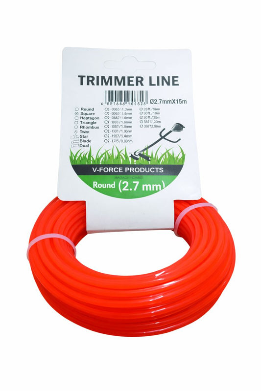 Fir trimmer rotund 2,7 mm – 15 m