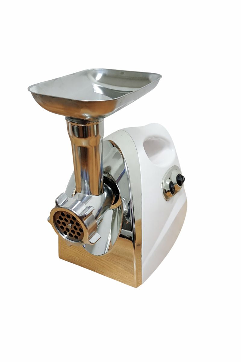 Mașină de tocat carne electrică 2500W – cu accesorii pentru cârnați și 4 site din inox