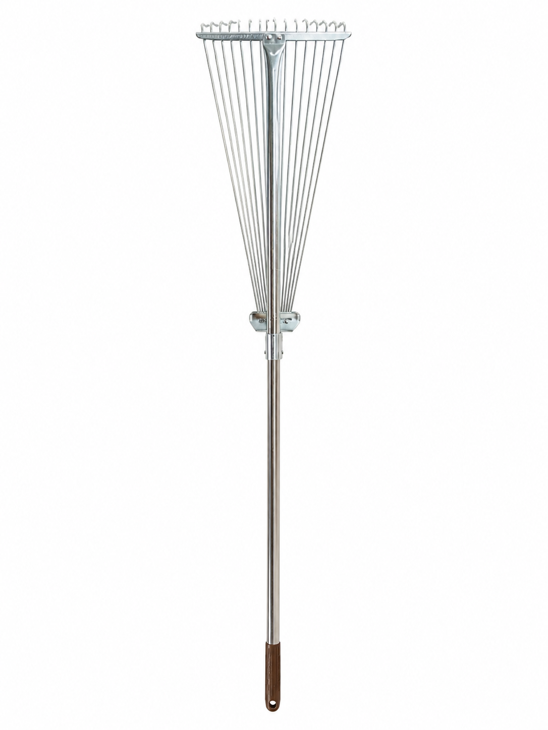 Greblă Frunze cu Evantai Reglabil – Oțel Galvanizat, Lungime 115-150 cm