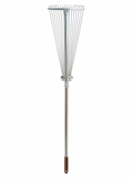 Greblă Frunze cu Evantai Reglabil – Oțel Galvanizat, Lungime 115-150 cm