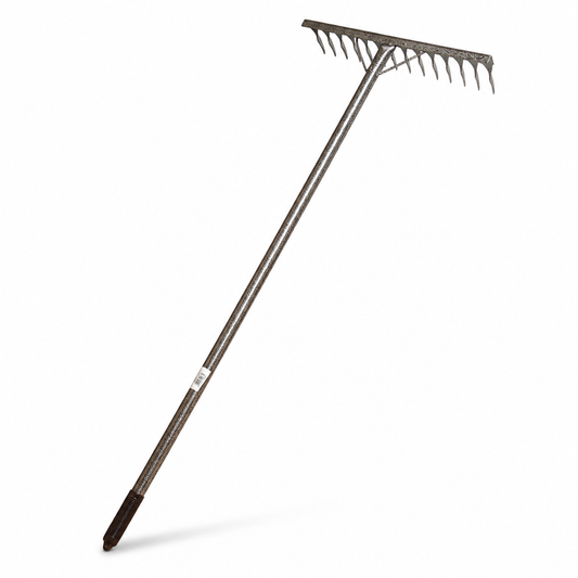 Greblă Agricolă din Oțel 14 Dinți – Lungime 120 cm, Coadă Metalică