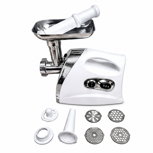 Mașină de tocat carne electrică 2500W, 4 site din inox
