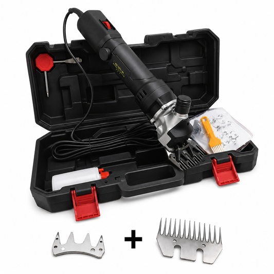 Mașină de tuns oi + cuțit rezervă profesională 850W – cablu 5 m
