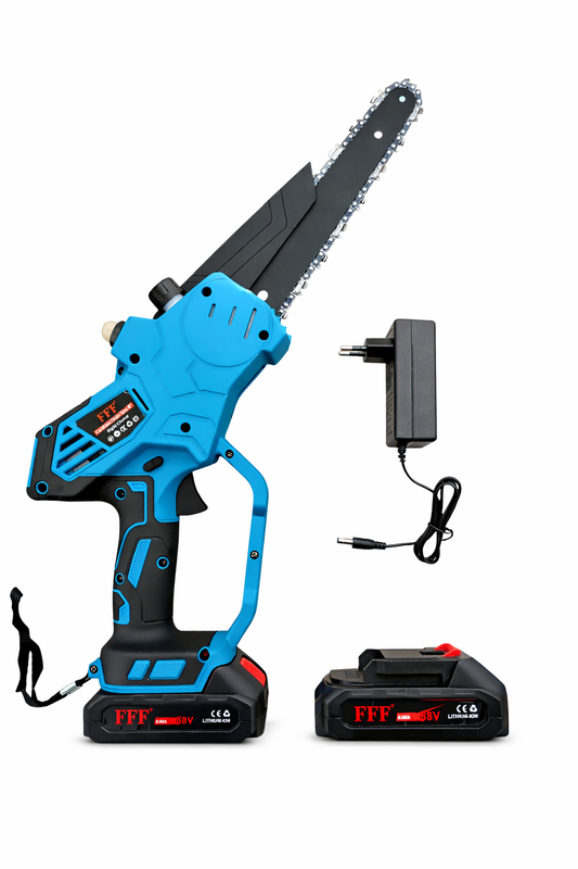 Drujă cu 2 acumulatori 48V – 8 inch, ungere manuală