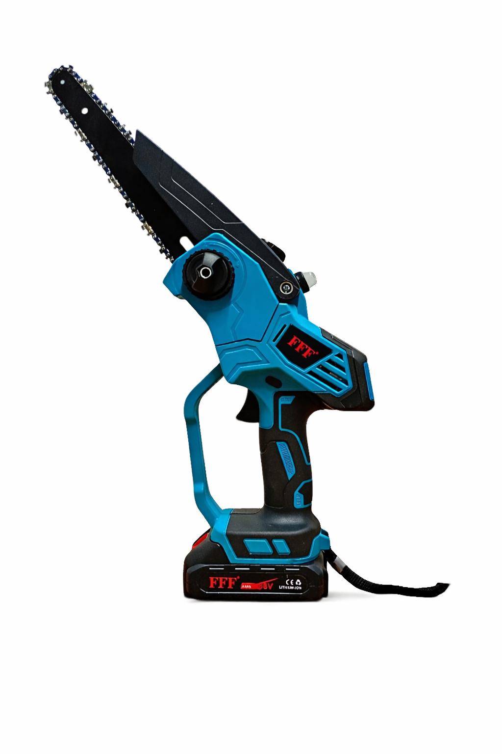 Drujă cu 2 acumulatori 48V – 8 inch, ungere manuală