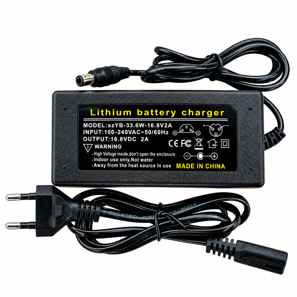 Încărcător Alimentator 16.8V - 2A pentru Minidrujbe și Scule Electrice (Li-Ion 4S)
