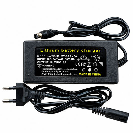 Încărcător Alimentator 16.8V - 2A pentru Minidrujbe și Scule Electrice (Li-Ion 4S)