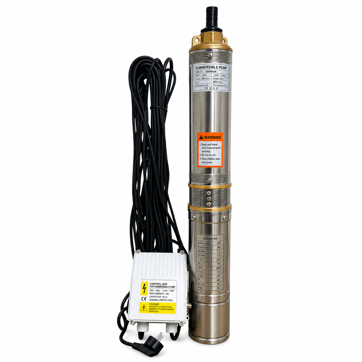 Pompă submersibilă NEVISIMIGE 0.75 kW (1 HP), 1.2–4.8 m³/h