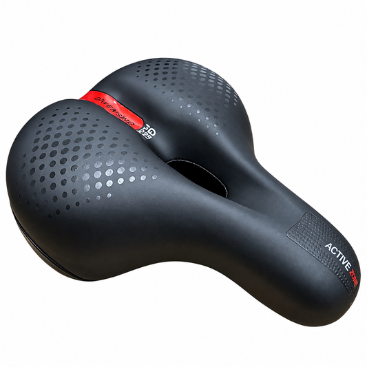 Șa bicicletă GEL FLOW cu fantă de aerisire, 2 arcuri cu protecție – 26 cm x 21 cm