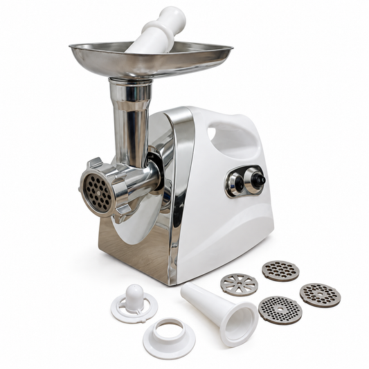 Mașină de tocat carne electrică 2500W, 4 site din inox