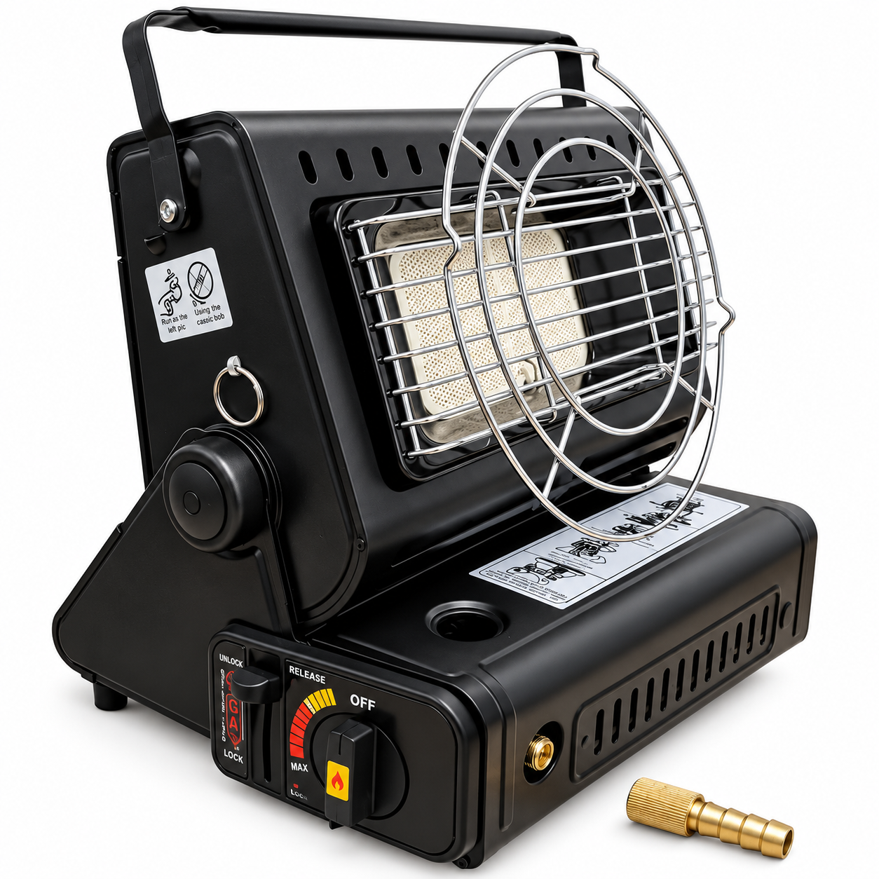 Aragaz camping portabil 2 in 1. 1,3 kw.