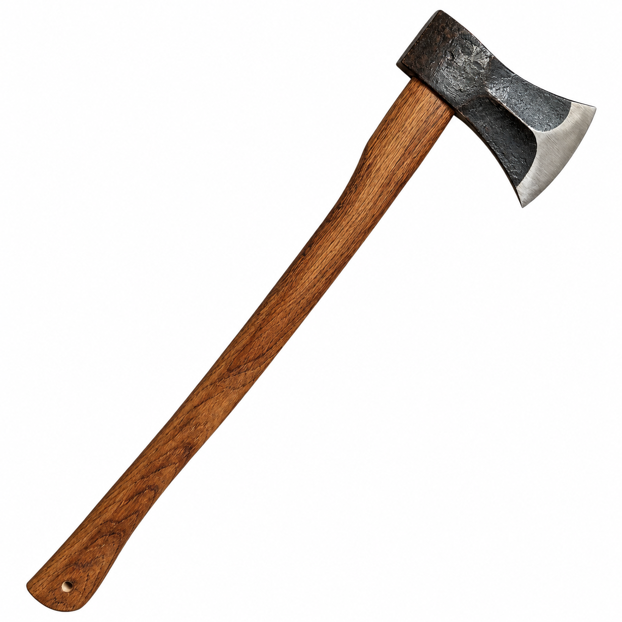 Topor Forjat 2 kg, Mâner Lemn 90 cm, cu Fantă pentru Despicat Lemne