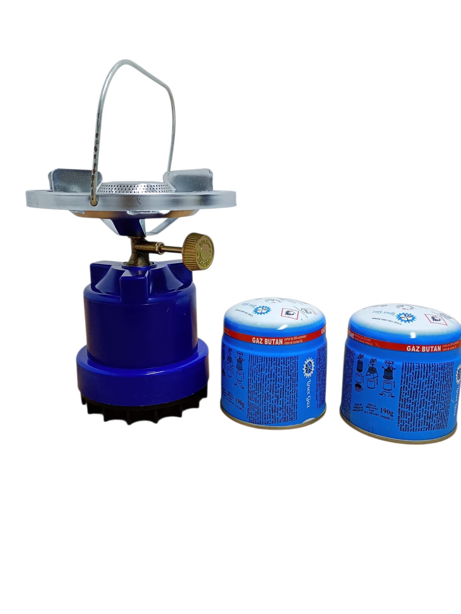 Miniaragaz portabil camping+2 buteli190g.