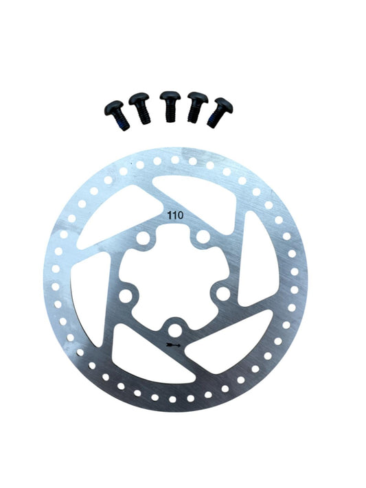 Disc frână 110 mm pentru trotinetă electrică – compatibil Xiaomi M365 / M365 Pro / 1S / Essential