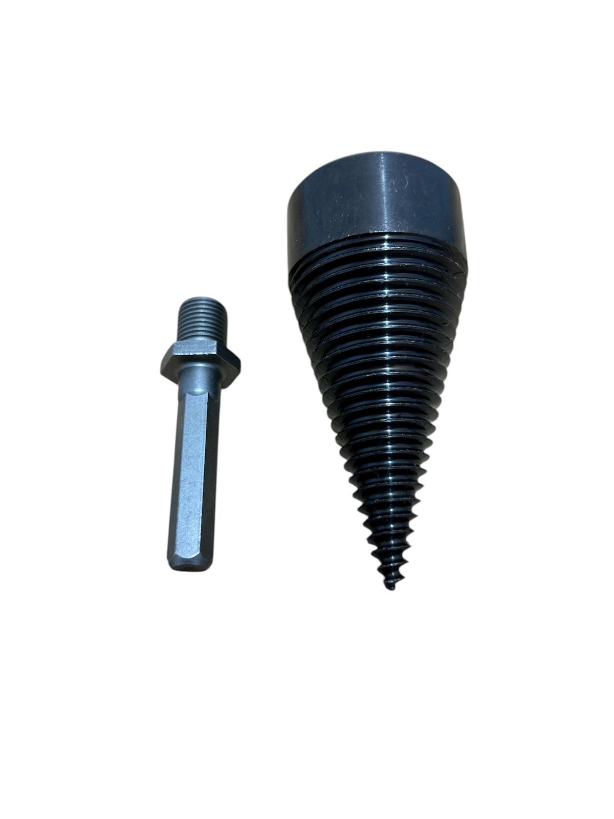 Burghiu pentru crăpat lemn – con despicare + adaptor