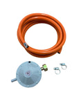 Regulator de gaz butelie gri 3 metri furtun +2 coliere