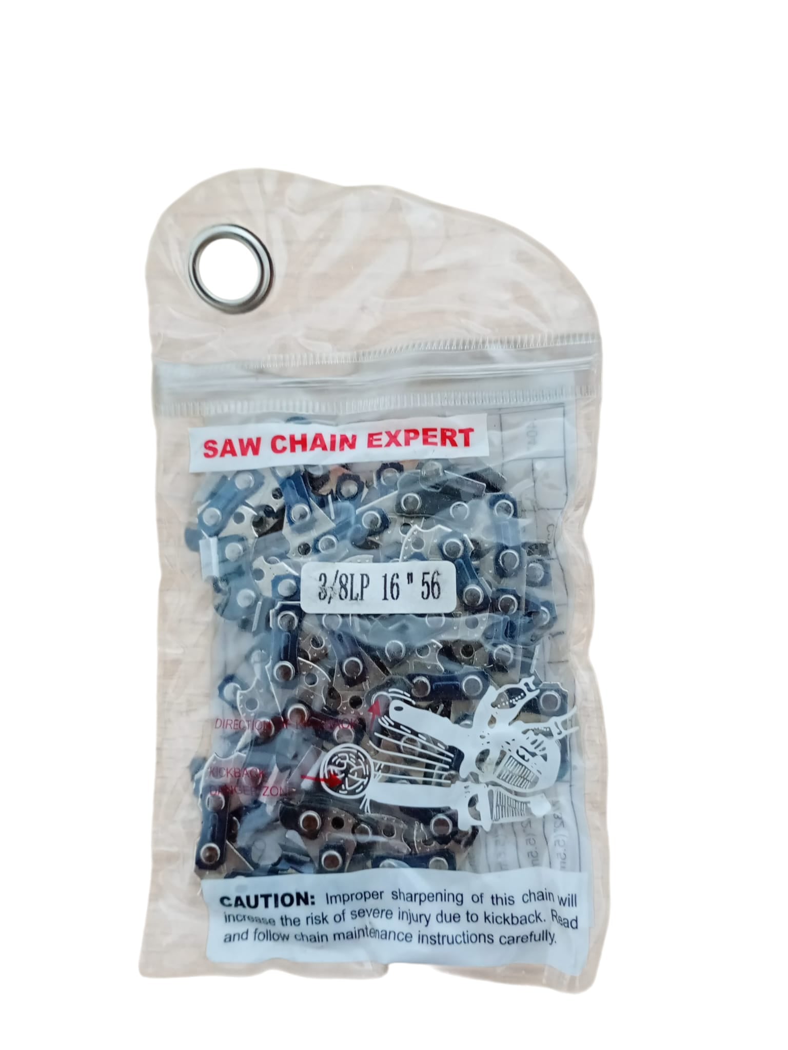 Lanț drujbă 3/8 – 56 zale – 28 dinți tăietori – 1,3 mm – Unghi 90°