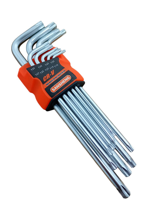 SET IMBUS  Chei Torx Tip L – 9 Piese (T10-T50)S