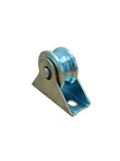 Rolă Poartă Culisantă cu Suport – 50 mm (pentru Șină V & Țeavă)