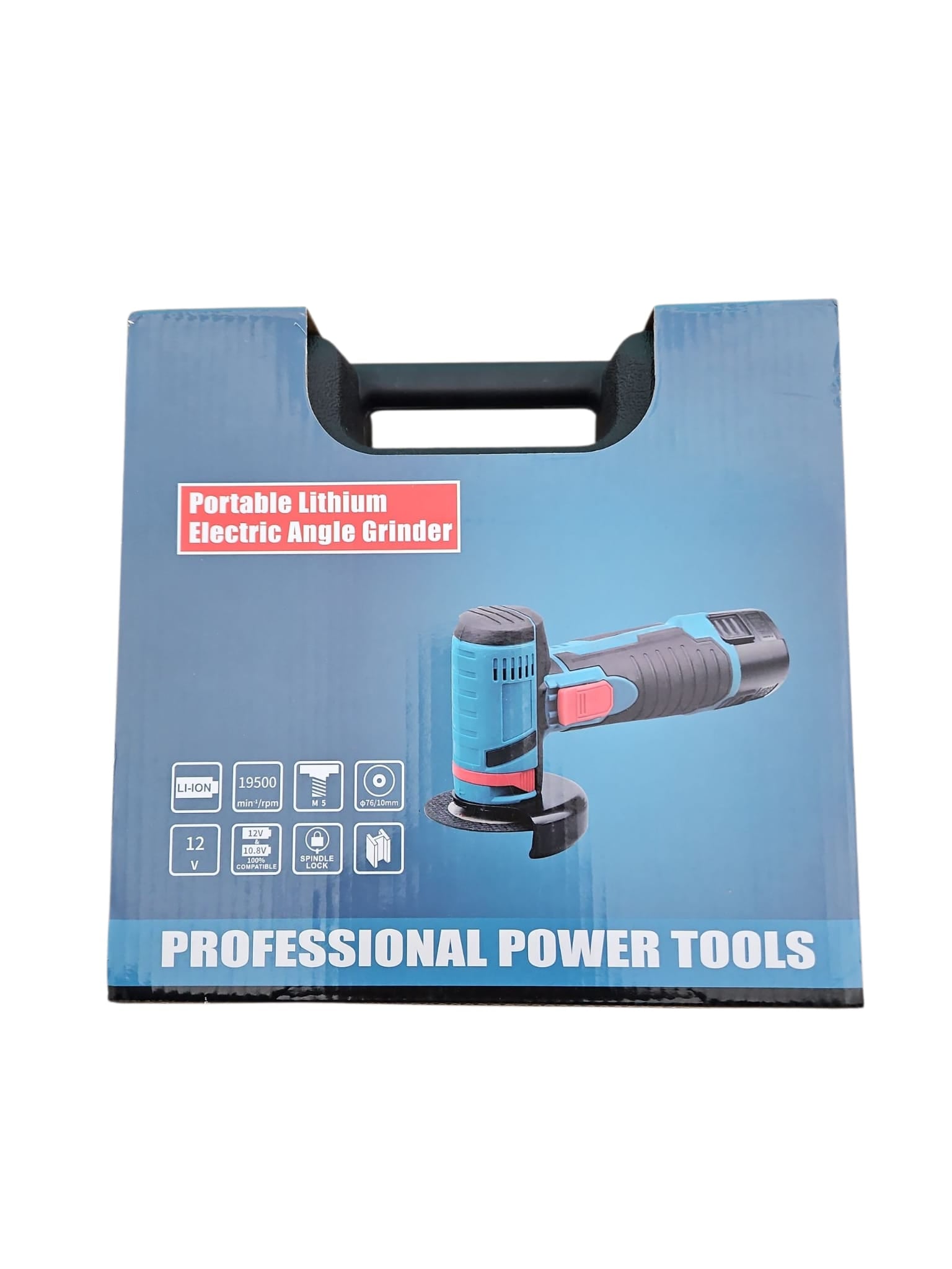 Polizor Unghiular Portabil 12V cu Accesorii – Set Complet în Valiză