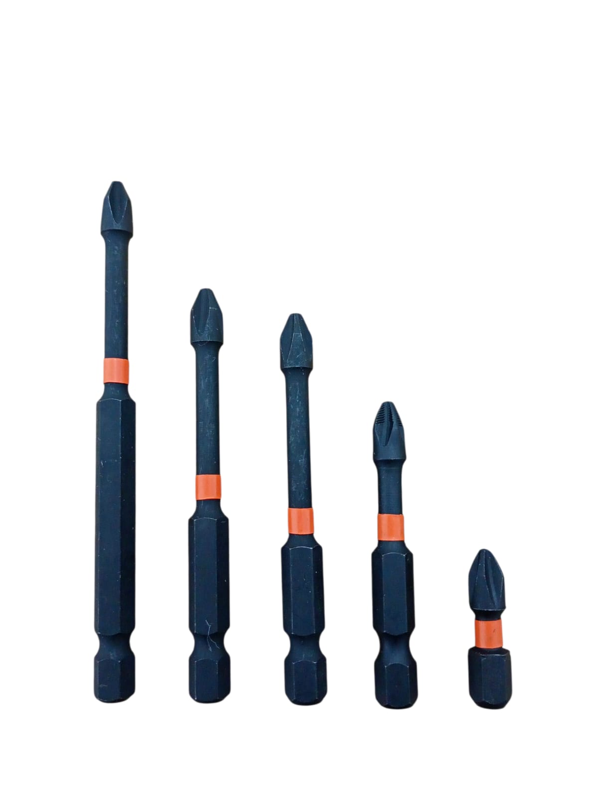 Set biți PH2 din oțel S2 – 5 piese (25–90 mm)