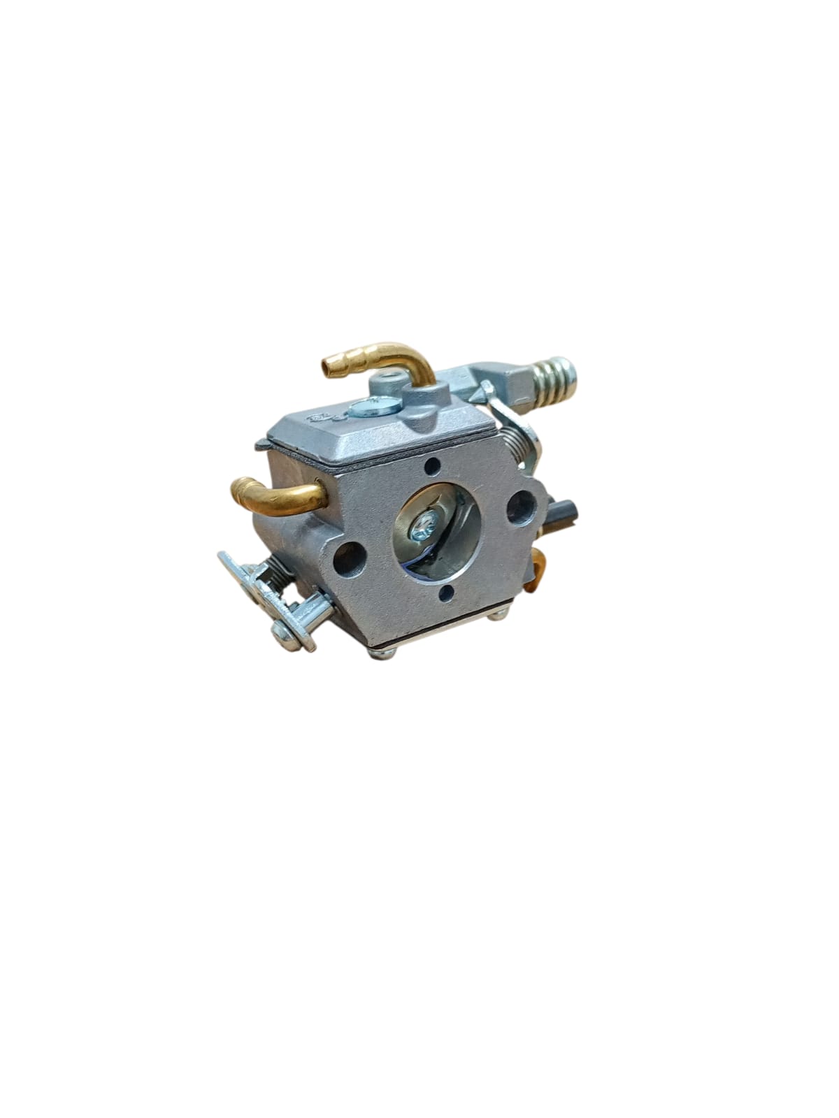 Set carburator pentru drujbă cu pompiță de amorsare, galerie admisie, filtru aer 11 × 8 cm și bujie
